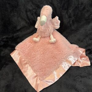 Cloud Island Pink Flamingo Lovey Security Blanket Plush Baby Satin Soft Target